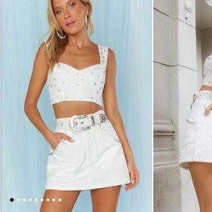 Show me your mumu shania set. Top and bottom